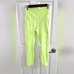 NEW Lululemon Align 25 with pockets, Faded Zap